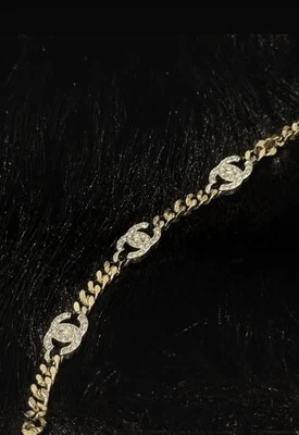 chanel diamond cc bracelet - Image 1 of 4