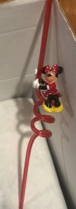 Vintage Disney Minnie Mouse Red With Polka Dots Silly Straw Crazy Straw. - Picture 1 of 4