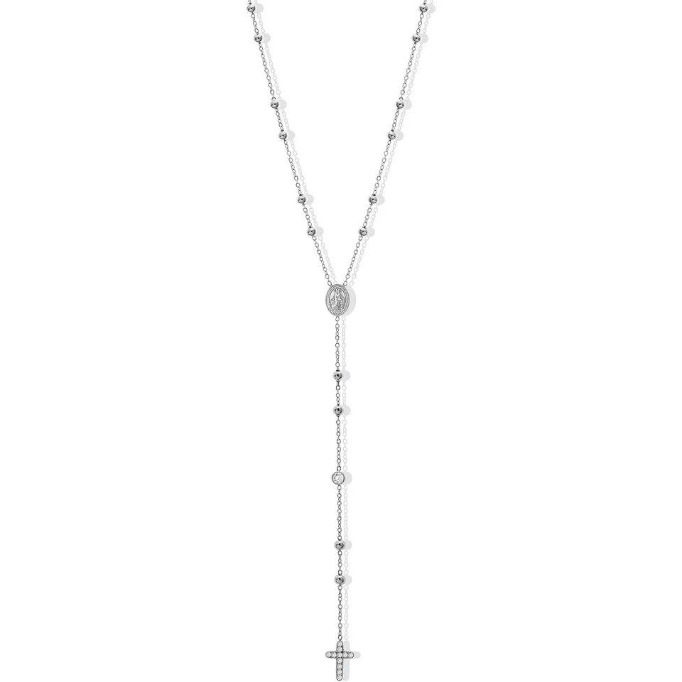 Collana Rosario Donna LIU JO Luxury LJ2754 Acciaio Inossidabile Croce