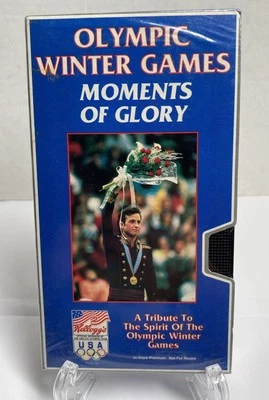 Olympic Winter Games Moments of Glory Sealed Kelloggs US Olympics 1991 VHS - NEW - Image 1 of 4
