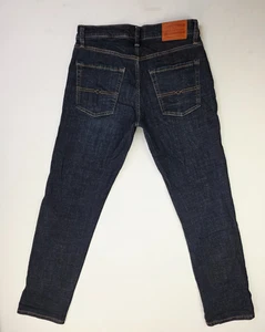 Lucky Brand Größe 30 x 32 Herren 221 gerade blau Denim 5 Taschen Logo Etikett Jeans - Bild 1 von 13