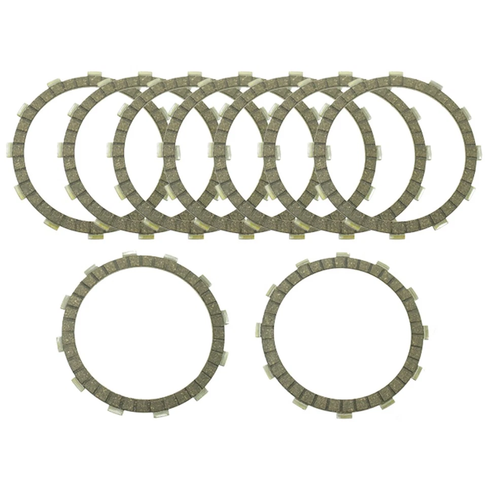 9 discos de fricción de corcho / fibras para Kawasaki Concours 14 y 14 ABS para 2008-2022 Foto 1 de 1