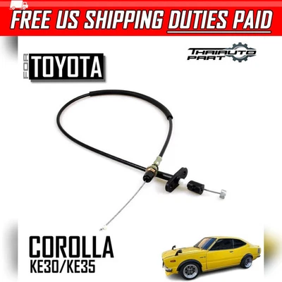 1X Cable delantero acelerador para Toyota Corolla KE30 KE35 1970-1981 Foto 1 de 4