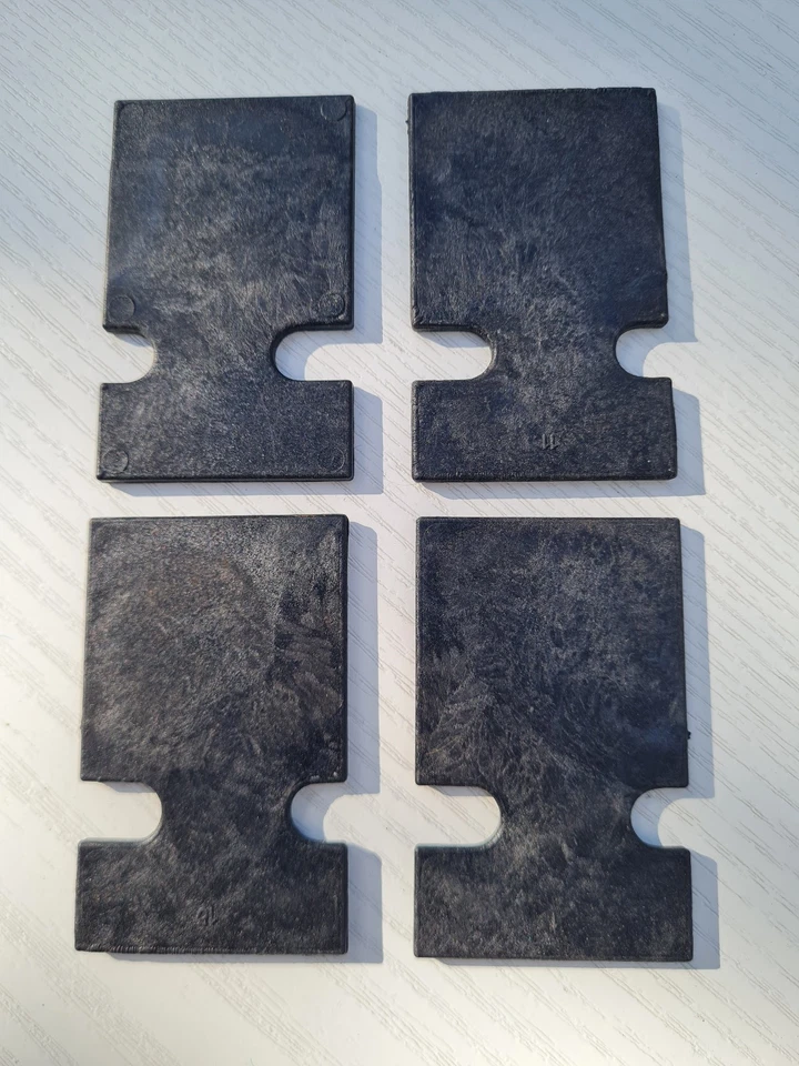 4 Unterlegplatten für Ikea Faktum Akurum Füße - Bild 1 von 4