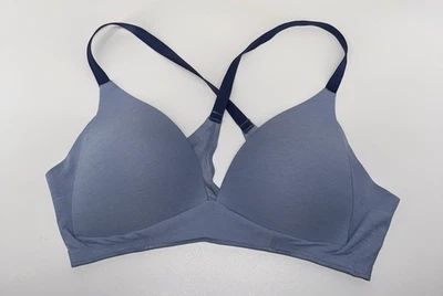 Sujetador Pullover Aerie Talla 34C Azul Claro Muy Bueno Sunnie Sin Alambres Ligeramente Forrado Foto 1 de 4