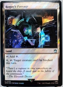 Rogue's Passage Surge Foil #890 MTG Doctor Who Collector's Edition MINT - Picture 1 of 4