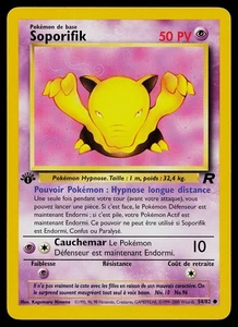 Pokemon Card - Drowzee Soporifik Team Rocket French 54/82 1st Edition - Picture 1 of 2