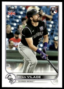 2022 Topps UK Edition #169 Ryan Vilade RC Colorado Rockies - Bild 1 von 2