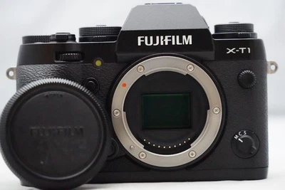 FUJIFILM X-T1 Black Mirrorless Digital Camera Body MFT Micro 16.3MP EVF - Image 1 of 4