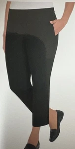 hilary radley pull on mid rise slim leg ankle pants - Picture 1 of 12