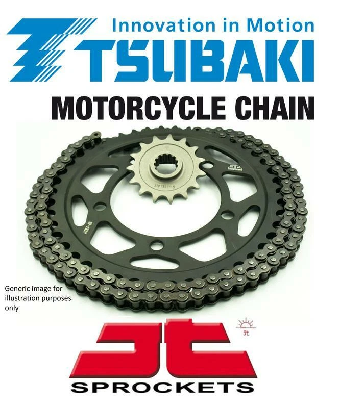 Tsubaki Omega O-Ring 630 Chain & Sprockets for Kawasaki Z1000 K1-2 / LTD 81-82 - Image 1 of 4