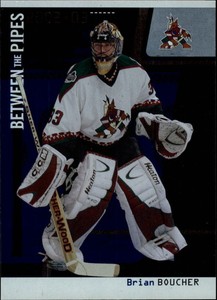2002-03 Between the Pipes Coyotes Hockey Card #56 Brian Boucher