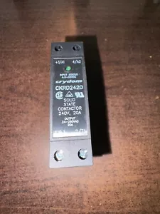 NEW CRYDOM CKRD2420 SOLID STATE CONTACTOR . B321 - Picture 1 of 4