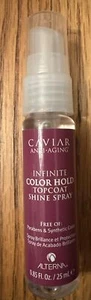 Caviar Anti-Aging Infinite Color Hold Topcoat Shine Spray .85oz Travel Size - Picture 1 of 3