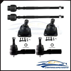 Steering 6 x Inner Outer Tie Rod Lower Ball joint For Chevrolet Celebrity Buick