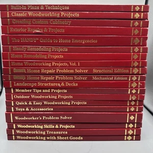 Set of 19 Volumes Handyman Club of America Hardcover Books Woodworking DIY - Picture 1 of 5