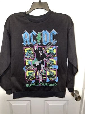 Sudadera polar negra para mujer talla XS AC/DC Blow Up Your Video Foto 1 de 3