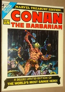 Marvel Treasury Edition(10X14)Conan The Barbarian 4 Magazine - Picture 1 of 2