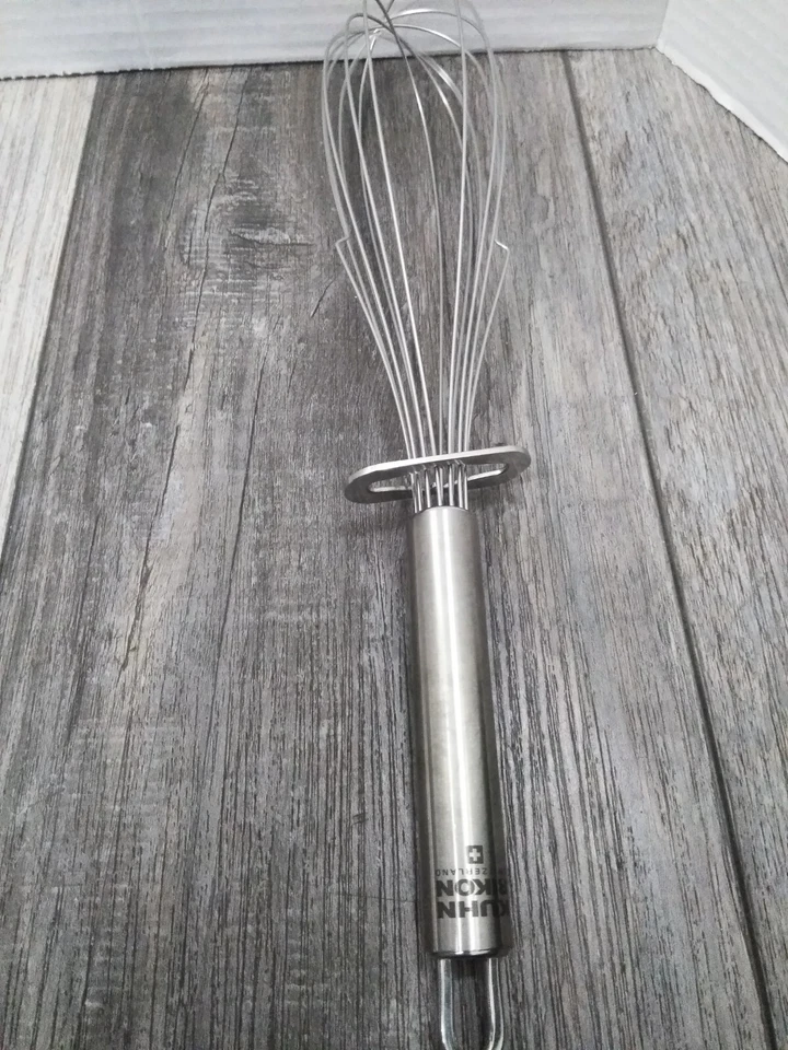 NOS. Batidor de alambre globo de acero inoxidable Kuhn Rikon SUIZA, 12 pulgadas Foto 1 de 4