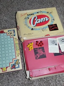 Vintage 1949 The Great Game CAM Parker Brothers Camelot Board Game - Picture 1 of 12