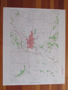 Woodstock Illinois 1964 Original Vintage USGS Topo Map - Picture 1 of 1