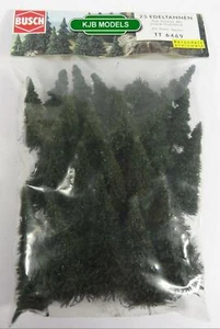 BNIB OO / HO / TT BUSCH 6469 25 ASSORTED FIR TREES 40mm - 90 mm MODEL SCENERY - Picture 1 of 2