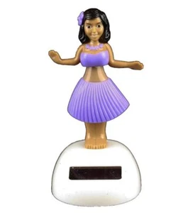 HAAC Solar Wackelfigur Hawaii Tänzerin Größe 8 cm Farbe pink gelb lila oder grün - Bild 1 von 16