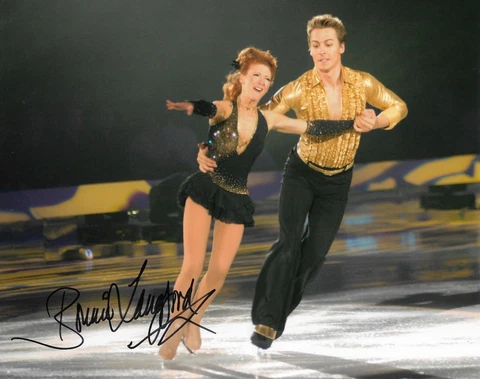 Bonnie Langford "DANCING ON ICE" 10"X 8" Genuine Autograph COA 22890 Cover