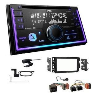 JVC KW-DB95BT Autoradio Bluetooth DAB+ für Chevrolet Equinox Facelift 2007-2009 - Bild 1 von 6