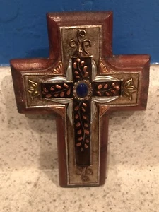 Beautiful Spanish Style Wooden Cross Crucifix Jesus Christ 6” Christian - Picture 1 of 9
