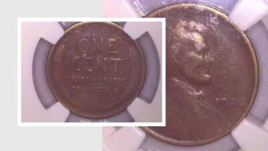 1922 Weak D Lincoln Wheat Penny, NGC F15 BN - Picture 1 of 7