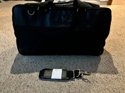 Harley-Davidson Touring Motorcycle Bag Black Soft  Luggage Zipper Canvas Duffle - Image 1 of 3