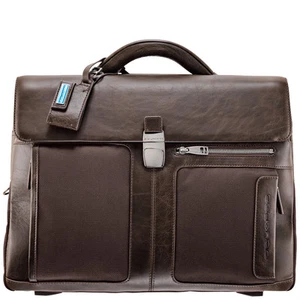 Piquadro Frame brown organized briefcase with two gussets CA1045FR/M - Picture 1 of 8
