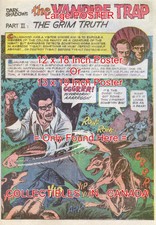 DARK SHADOWS 1971 #8 Barnabas WEREWOLF = POSTER Comic Book 2 SIZES 18 or 19"