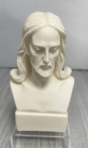 Knossos Alabaster Jesus Christ Head Statue White - Picture 1 of 24