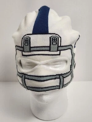 印第安纳波利斯小马队 NFL 头盔帽子无檐帽青少年男孩 8-20 均码适合大多数 — 第 1/4 张图片