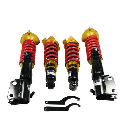 Red Full Coilover Suspension Kit Fits 2002-2006 Acura RSX Coupe 2D Type-S/Base - Image 1 of 4