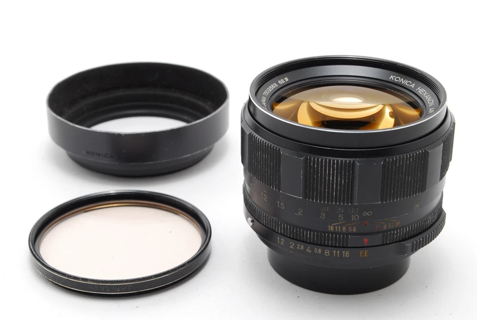[EXCELENTE+5 con capucha] Lente Konica Hexanon AR 57mm f1.2 MF Montaje AR de JAPÓN #8 Foto 1 de 4