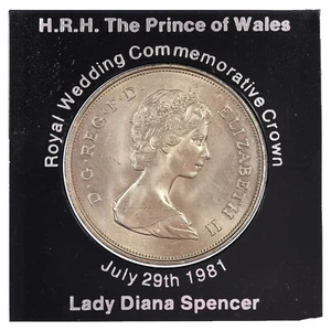 Royaume-Uni 25 pence 1981 Mariage Prince Charles et Diana - cupronickel - KM.925 - Imagen 1 de 3