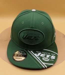 New Era NFL NY Jets 9 Fifty sombrero verde, cierre a presión - Imagen 1 de 4