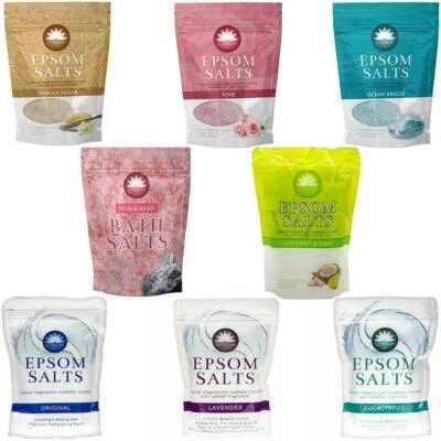 151 Elysium Spa Epsom Bath Salts Natural Magnesium Sulphate Relax Muscle Aches Pain