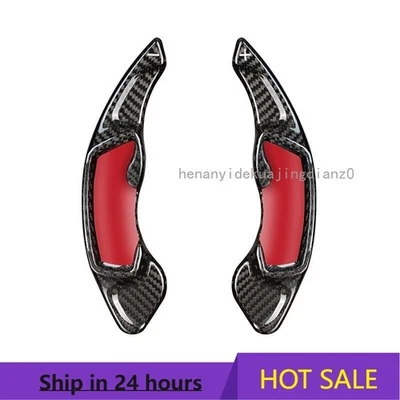 For Subaru XV Forester WRX Legacy BRZ Carbon Fiber Steering Wheel Paddle Shifter - Image 1 of 4