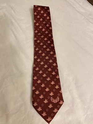 Corbatas Ford Warriors en rosa Fordcares estampadas 100 % seda hechas a mano Foto 1 de 4