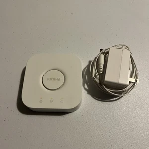 Philips Hue 2nd Gen. Bridge 2.1 Hub With Power Supply Model 3241312018A - Picture 1 of 4