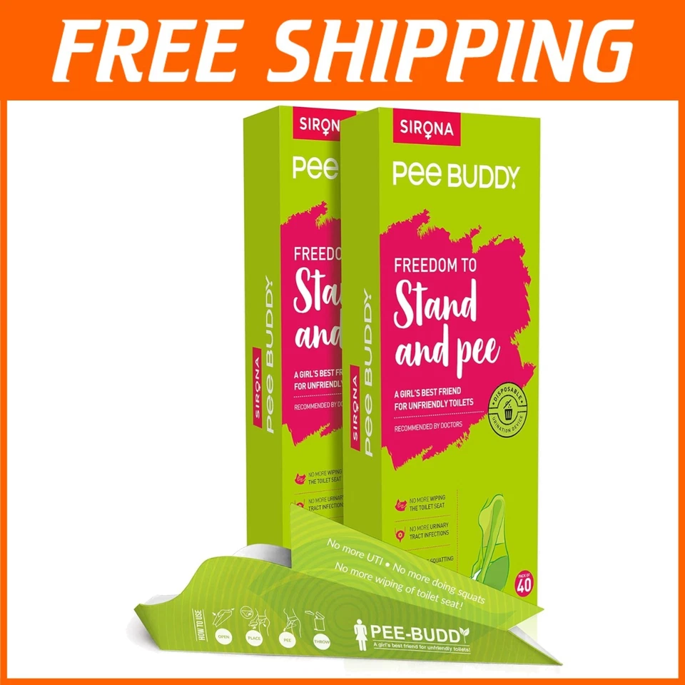 Dispositivo de micción femenino portátil, paquete de 80 Foto 1 de 4