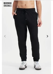 Bonds Mens Originals Jogger Trackie Nu Black Track Pants - Picture 1 of 6