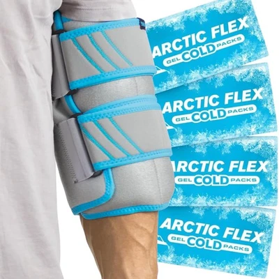 Soporte para hielo de codo Vive (se adapta a la circunferencia del codo de hasta 19,5 pulgadas) gris Foto 1 de 4