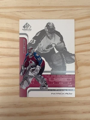 2001-02 SP Game Used #12 Patrick Roy - Colorado Avalanche - Image 1 of 2
