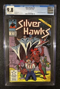 Silver Hawks #2 CGC 9.8 - 1987, Based on the Animated TV Series - Brand New Case - Picture 1 of 2
