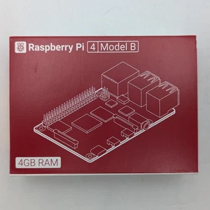 Raspberry Pi 4 Model B 64bit Quad Core Cortex-A72 Processor 4GB (RPI4-MODBP-4GB) - Afbeelding 1 van 3
